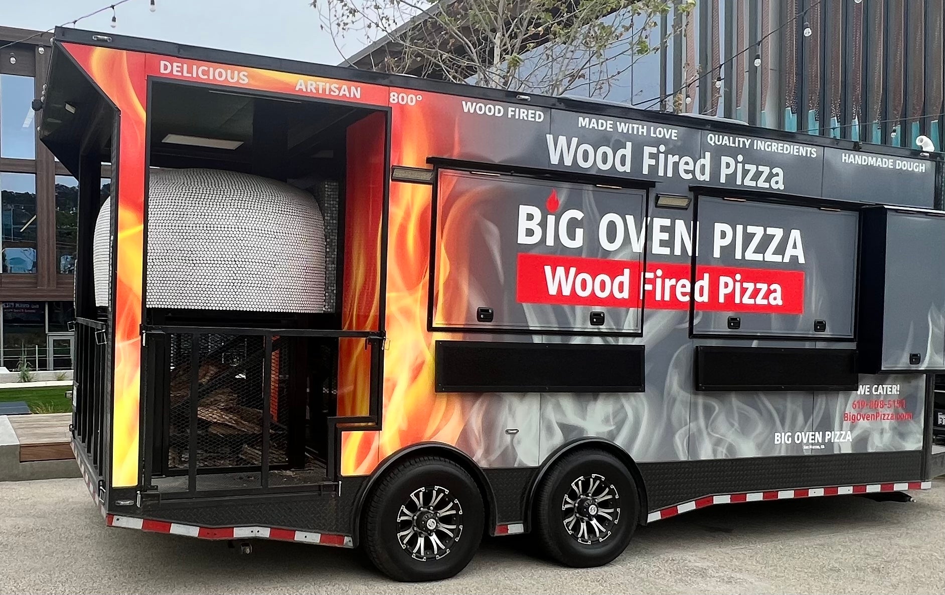 Brick Oven Pizza Food Truck LIFESTYLE WEB PAPER